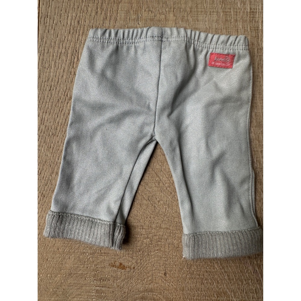 American Girl Isabelle Palmer Metallic Silver Capri Pants Doll Clothes 2014 GOTY